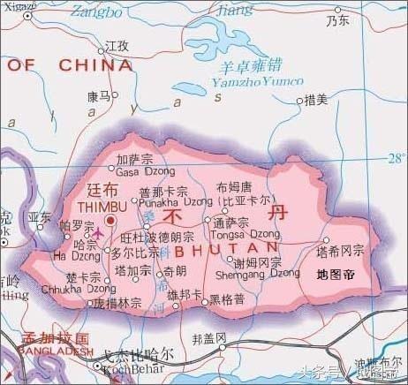 中国邻居不丹，唯一不与五大国建交的国家