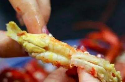 大虾头内是“屎”还是“黄”？许多人不懂，网友：白吃这么多年虾